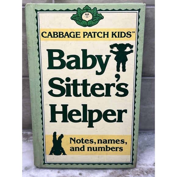 VINTAGE 1984 Cabbage Patch Kids Baby Sitter's Helper Book Unused Nostalgic - Picture 1 of 10